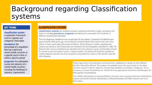 3. Classification systems