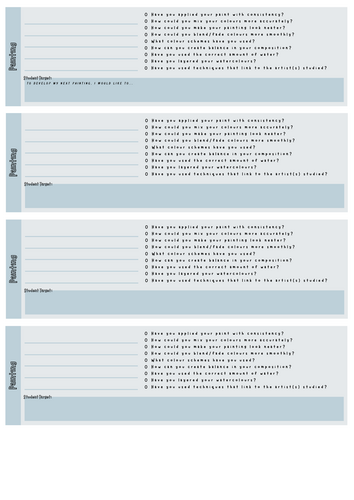 Painting feedback for Art