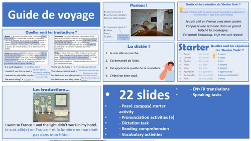 2026 French AQA GCSE Module 5.4 - Guide de voyage