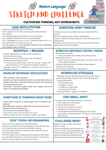 Stretch and Challenge