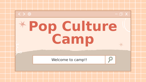 ESL: Movies Camp Day