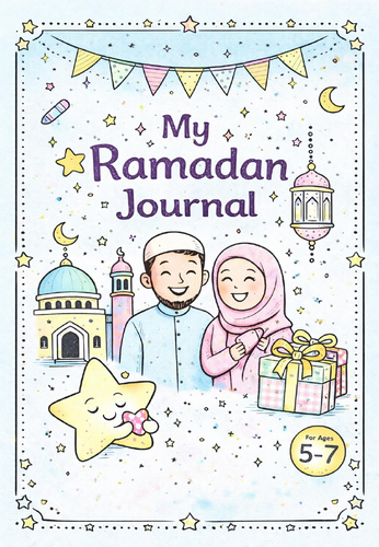 My Ramadan Journal – 30 Days of Colouring & Kindness (Ages 5–7)