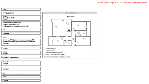 WJEC HTML: Retrieval Task