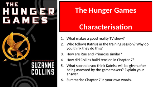 The Hunger Games - Chapter 8 Characterisation