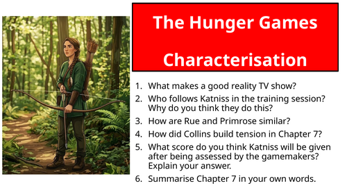 The Hunger Games - Chapter 8 Characterisation