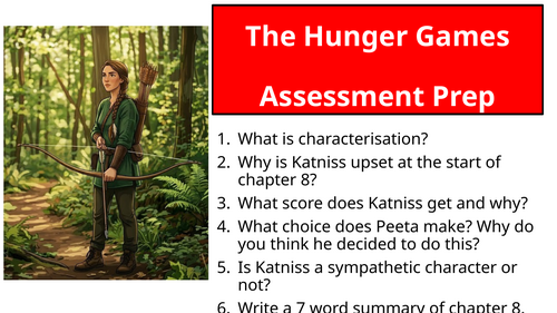 The Hunger Games - Chapter 9 Assessment Prep and Assessment (Language)