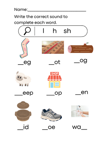 Set 1 Sounds Read Write Inc Phonics Worksheet