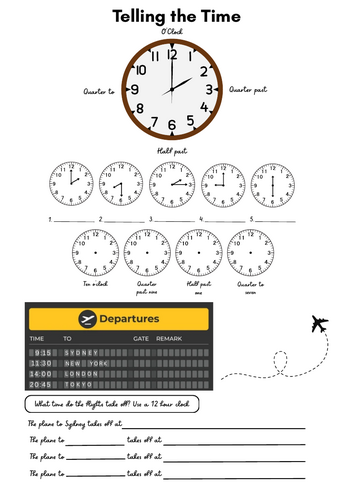 A1 ESL Telling the Time