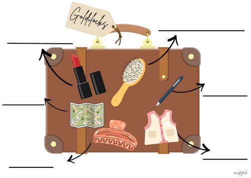 Goldilocks' Suitcase Writing