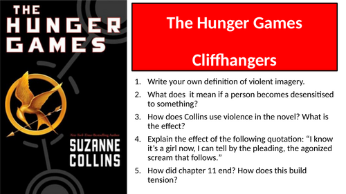 The Hunger Games - Chapter 12 Cliffhangers