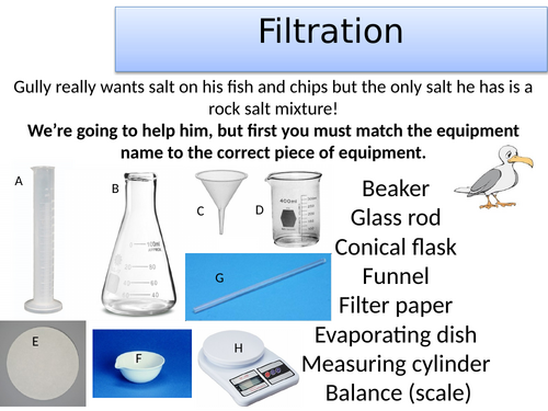KS3 Filtration and evaporation