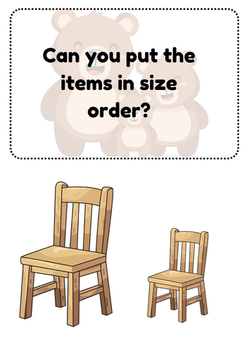 Golidlocks and the Three Bears Activity