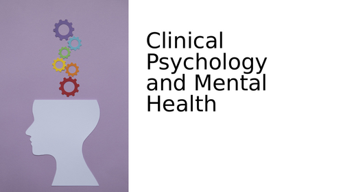 Clinical Psychology and Mental health AQA Psychology booklet and lessons