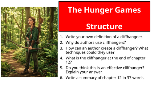 The Hunger Games - Chapter 13 Structure