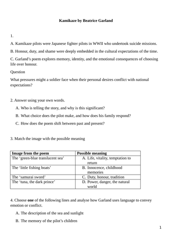 2026 Kamikaze By Beatrice Garland