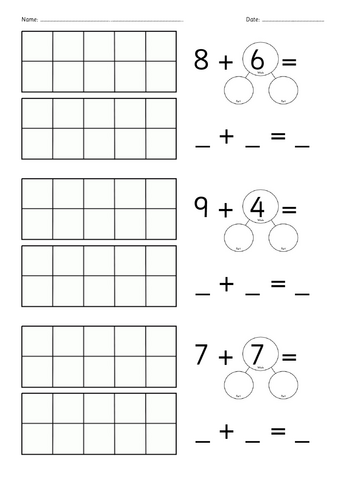 Steal the Treasure - Make a 10 - Addition Strategy
