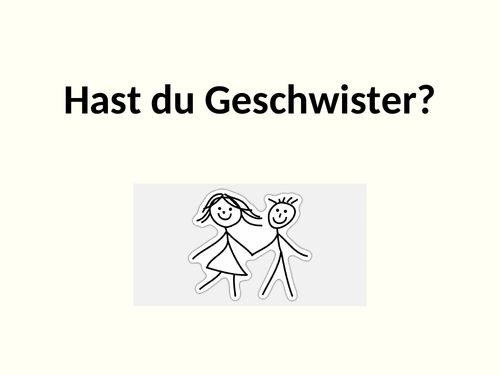 Brothers & Sisters and Family - German