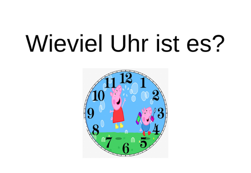 Time - German