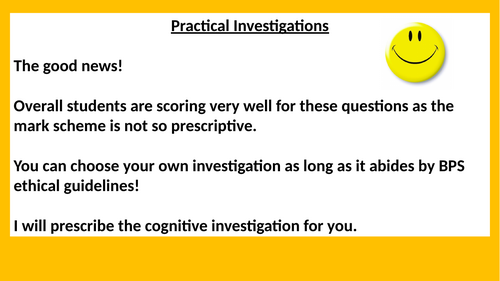11. Cognitive Practical investigation
