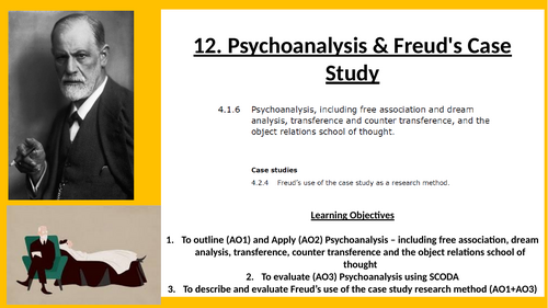 12. Psychoanalysis & Freud's Case Study