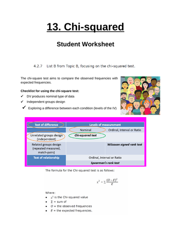13. Research Methods - Chi-squared