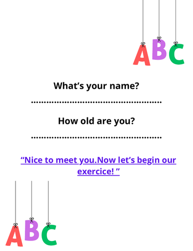 Alphabet Tracing for Kids