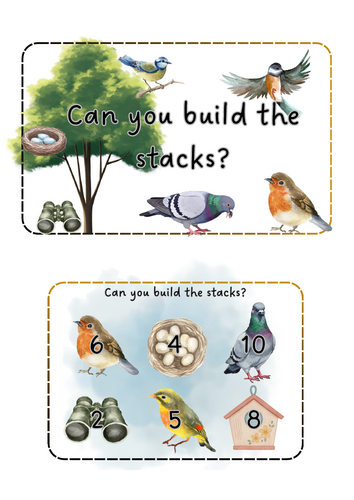 Big Bird Watch - Number stacks