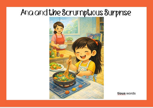 Phonics Reading tious sound words. Story, supporting images, questions and activities.