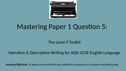 English Lang Paper 1 Question 5 - structuring an answer