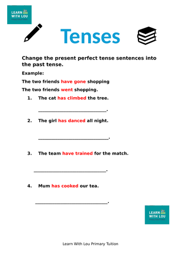 Present and past tense KS2