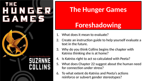 The Hunger Games - Chapter 23 Foreshadowing