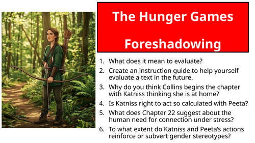 The Hunger Games - Chapter 23 Foreshadowing