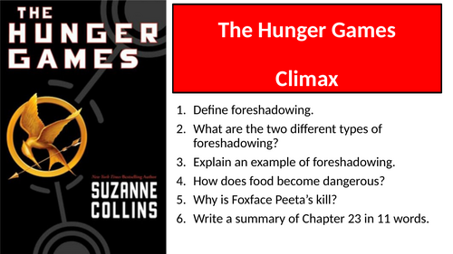 The Hunger Games - Chapter 24 & 25 Climax