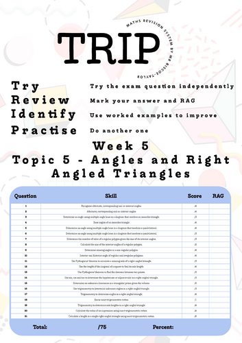 GCSE Higher Maths - Angles and Right Angled Triangles