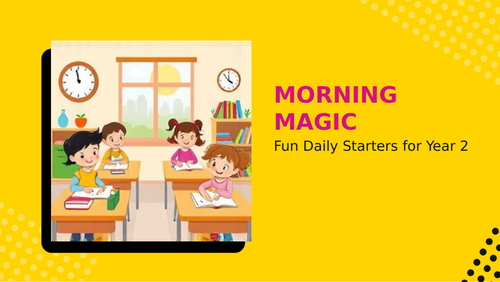 1 month of Morning Magic activities for Year 2