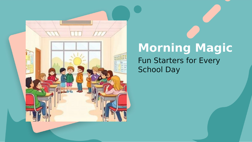 1 month of Year 1 Morning activities