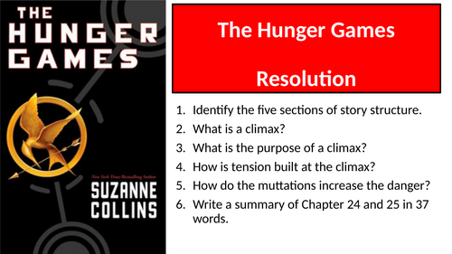 The Hunger Games - Chapter 26 & 27 Resolution
