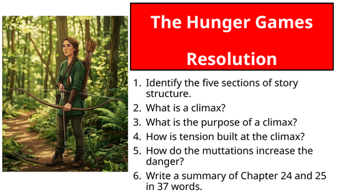 The Hunger Games - Chapter 26 & 27 Resolution