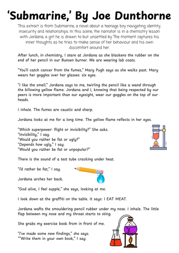 AQA GCSE English Language - Paper 1, Question 2