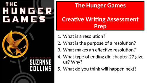 The Hunger Games - Creative Writing Assessment