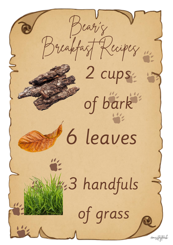 Bear's Breakfast Recipes - Nature