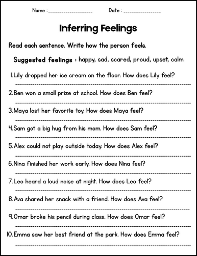 Making Inferences Worksheets 1st 2nd 3rd Grade