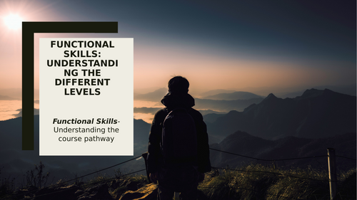 Functional Skills: Different levels