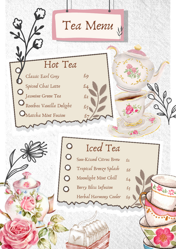 Tea shop outdoor kitchen