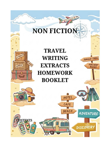 Non Fiction - Travel Writing Extracts Homework Booklet