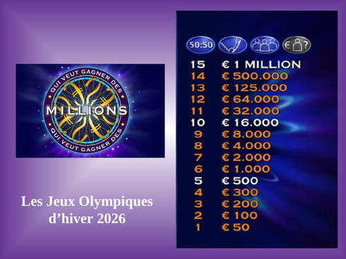 Winter Olympics 2026 / Les Jeux Olympiques d'hiver 2026 - French