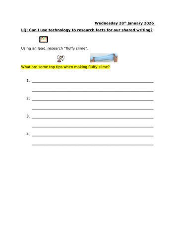 Bookwrites: the slime book top tip ipad research