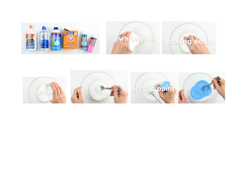Bookwrites: the slime book visuals for shared writing slime recipe