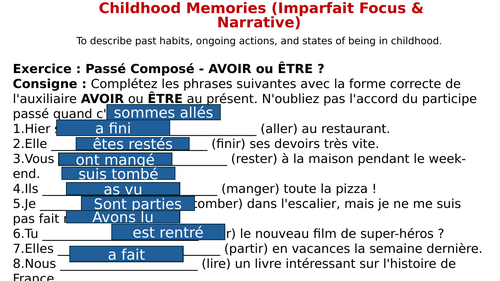 L'imparfait  GCSE & A Level | Explanation & Practice