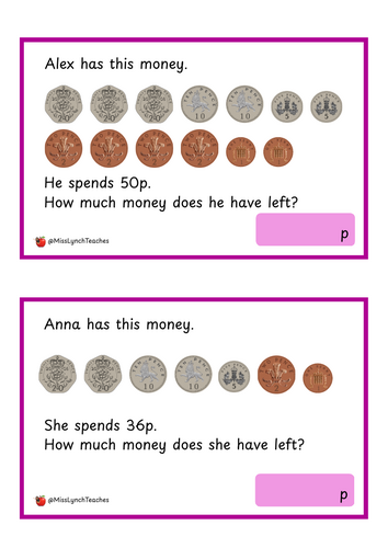 Year 2 - Finding Change Challenge Cards